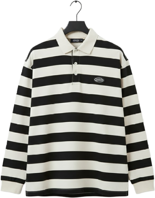 도쿠맨 남성 스트라이프 긴팔 티셔츠 L~3XL