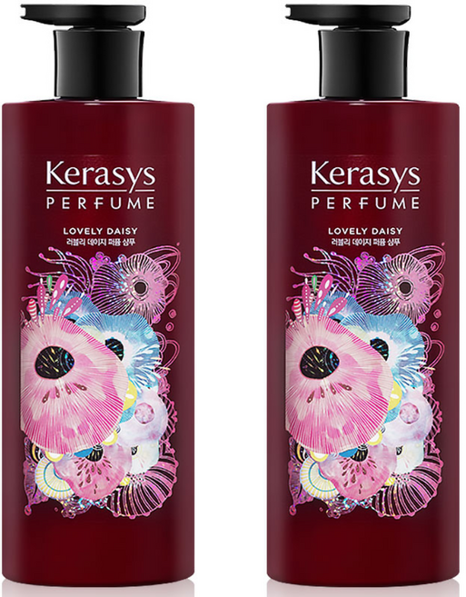 도매365 러블리데이지 샴푸 케라시스 퍼퓸 일반샴푸, 600ml, 2개