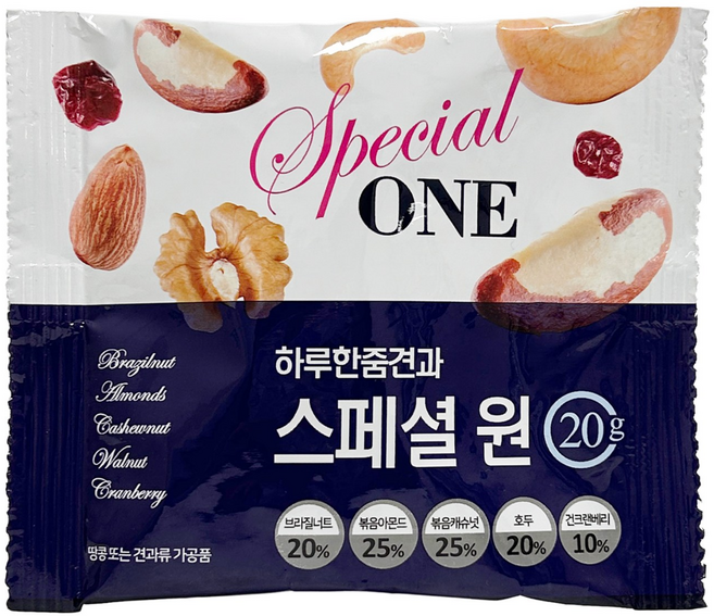 홈인푸드 스페셜원 하루견과 선물세트 30봉, 20g, 30개