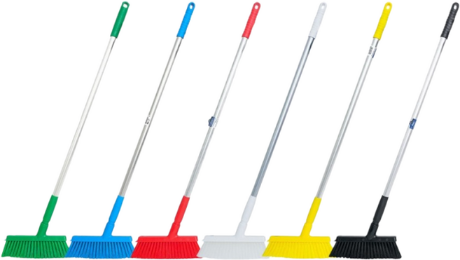 업소용바이칸 슬림바닥비+봉(840mm)세트 바닥청소 이물질청소주방119, 파랑, 1개