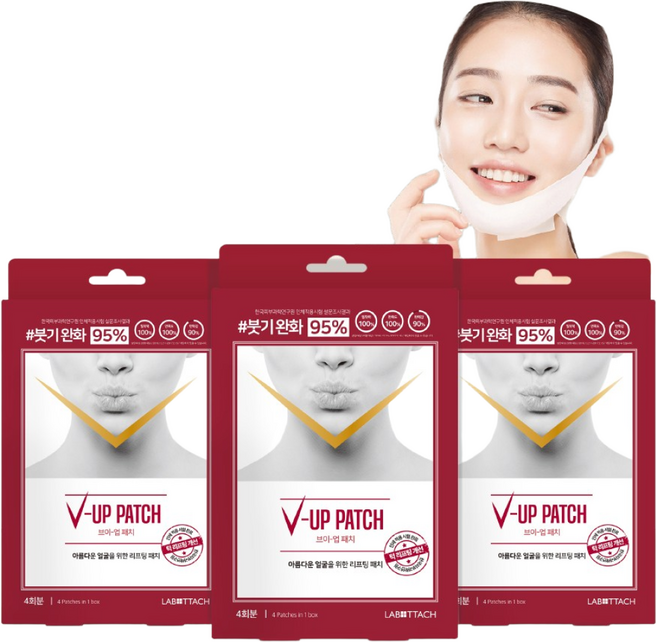 라보타치 브이업 패치, 4개입, 3개