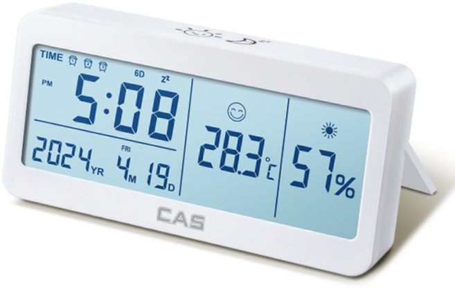 카스 디지털 온습도계 온도계 습도계 T039, 화이트, 1개