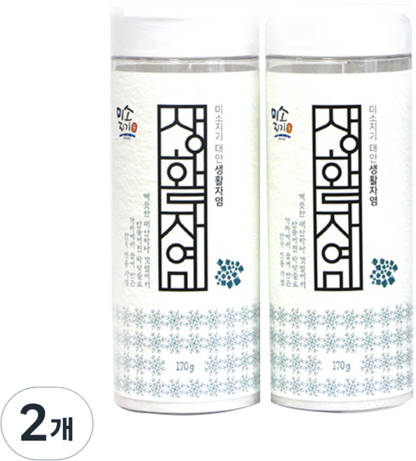 미소지기 태안 생활자염 2p, 170g, 2개