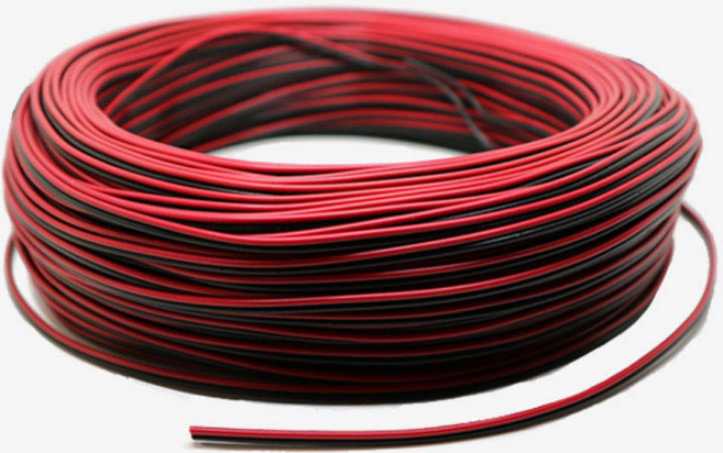 12V-24V전용 60cm단위 2P 전기배선 LED배선 3SQ 20AWG, 60cm (연결배송), 1개