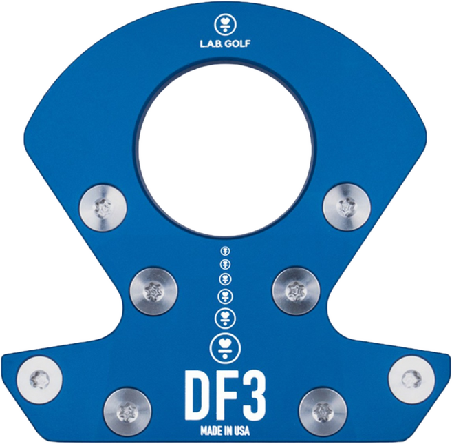 랩골프 LAB DF3 블루 말렛 제로토크 퍼터, 34도