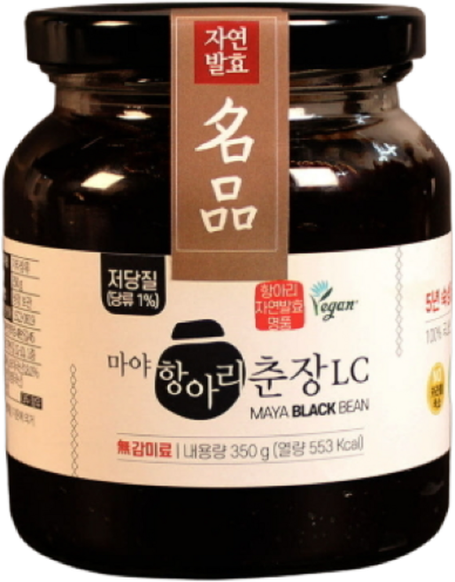 마야항아리 춘장LC 무설탕 천연발효, 1개, 350g