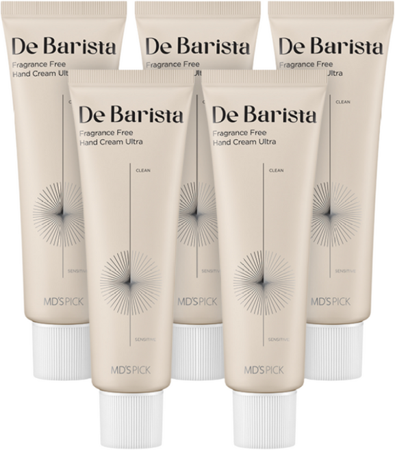 엠디스픽 드바리스타 핸드크림 울트라 무향, 50g, 5개