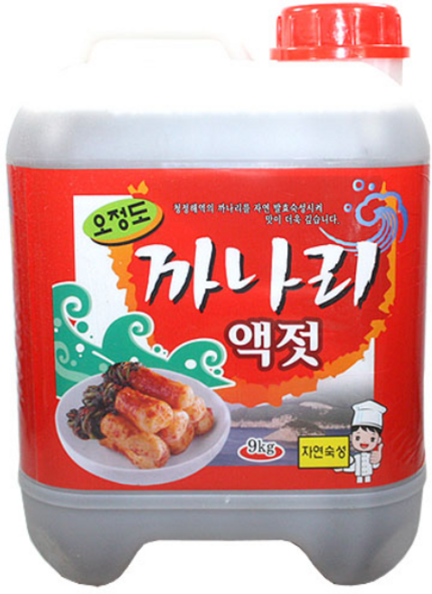 오정도까나리액젓9kg, 9kg, 1개