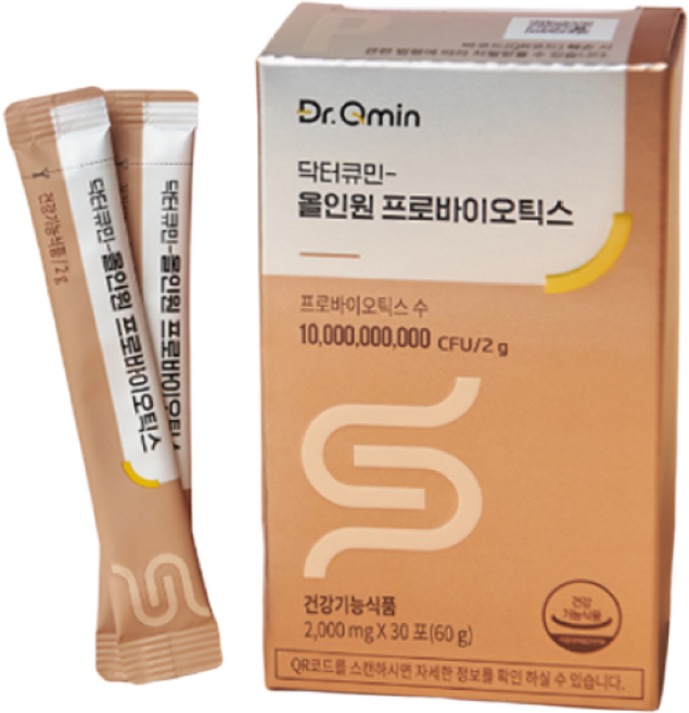 인큐텐 닥터큐민 올인원 프로바이오틱스, 60g, 30개