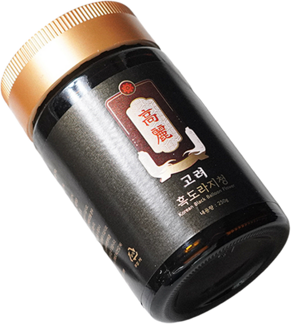 100% 국산 도라지청 고려 흑도라지청 약도라지청 흙도라지청, 1개, 250ml