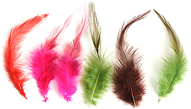 천연깃털-소 깃털/깃털장식/깃털재료/깃털펜/날개, 천연깃털_소-No.23(멀티)-90cm, 1개