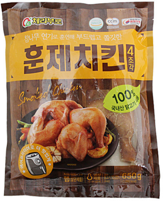 체리부로 훈제치킨 650g, 1개
