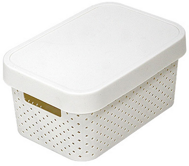 센스2030 커버 바스켓(소), 아이보리, 1개