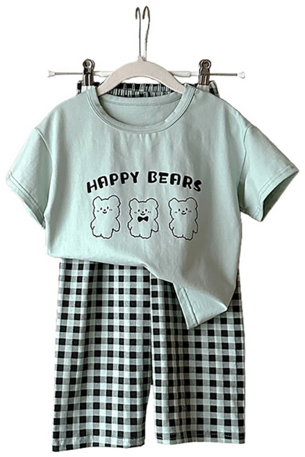 해피베어 아기 실내복 초등 아동 상하세트 반팔 긴바지