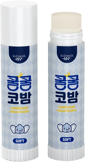 코건조 돌 아기 노즈밤 성인 유아 코보습제 쿨링밤 키즈웍 쿨쿨코밤 소프트, 1개 - 쿠팡