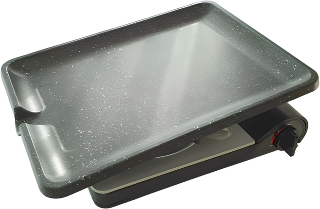 냄새안나는 연기없는 프리미엄코팅 가정용 고기 철판 불판, 42cm, 1개