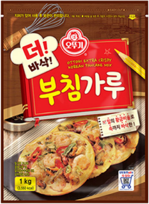 오뚜기 더 바삭 부침가루, 1kg, 1개