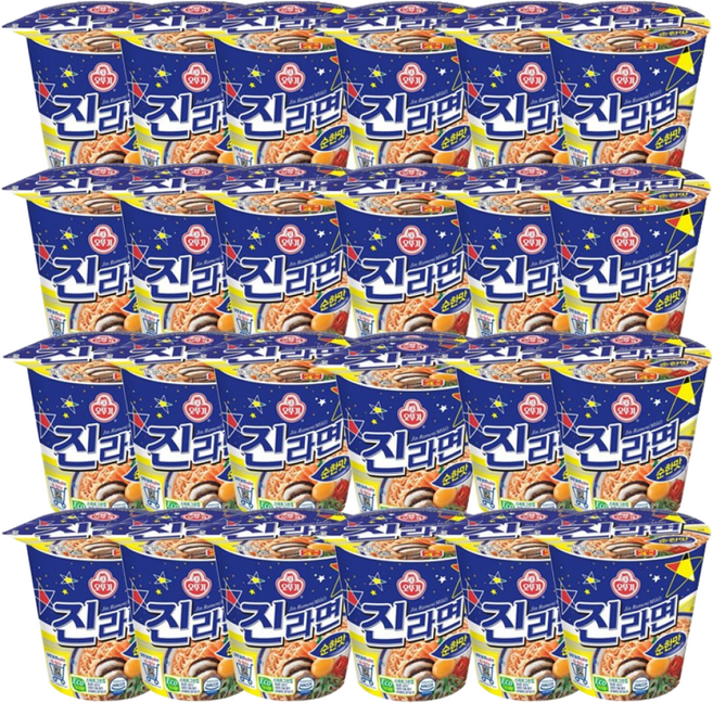 오뚜기 진라면컵 순한맛 65g, 144개