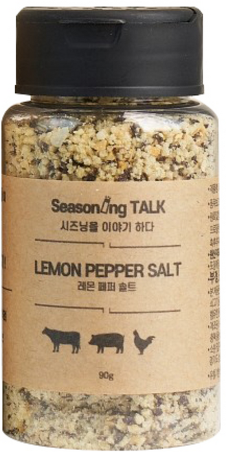 시즈닝톡 레몬페퍼 솔트, 90g, 1개
