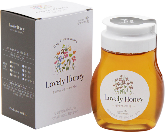 설악산허니팜 꽃꿀100% 헛개야생화꿀, 250g, 1개