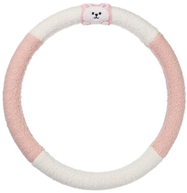 에브리샤인 울 캐릭터 포근한 핸들커버 2종, 핑크