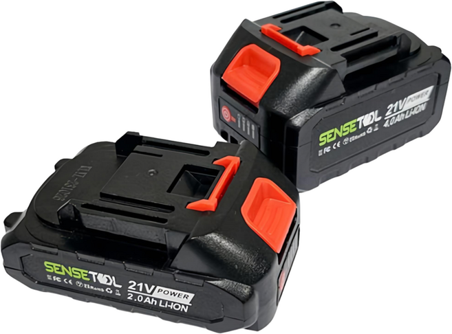 센스툴 대용량 배터리 21V 마끼다 정품 18v 호환가능 2.0Ah 4.0Ah, 1개