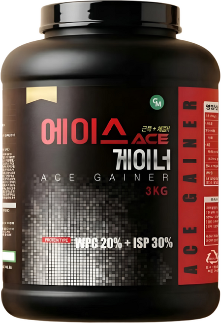 에이스게이너 헬스근육 강화 유청단백질 WPC 보충제파우더 초코맛, 3kg, 1개