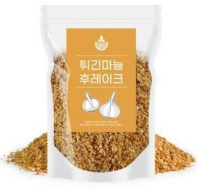튀긴마늘 후레이크 500g 토핑 갈릭칩 마늘칩 갈릭 마늘 후레이크 플레이크, 1개