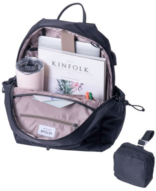 [미니 파우치 SET] 예투어 도난방지가방 소매치기가방 유럽여행 세이프 백팩 해외여행용 백팩 트래블 노트북 방수 여행용백팩