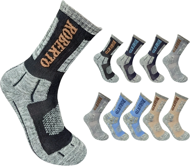 로베르토 이중쿠션 프리미엄 등산양말10켤레, 10개, 혼합색상