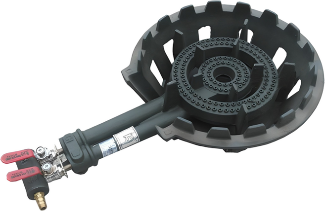 업소용 대흥 주물 버너 쌍관버너 2구 화구 간택기 영업용가스버너 LPG, 쌍관주물버너(내피+외피)세트, 1개