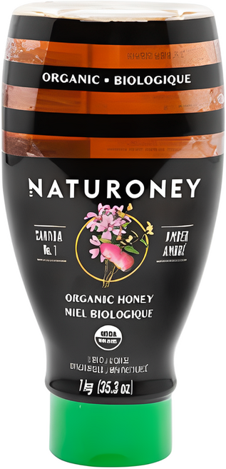 네이처로니 캐나다 오가닉 꿀(호박꽃) 1kg - NATURONEY CANADA ORGANIC HONEY 1kg, 1개