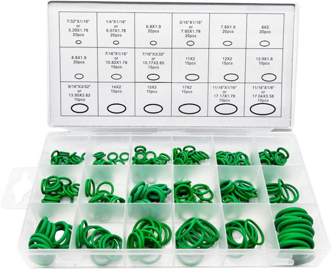 글로비 고무 오링 세트 18종 270pcs, 1세트