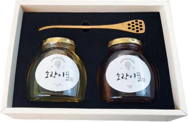 국내산 호랑이꿀 2종 세트, 700g, 1세트