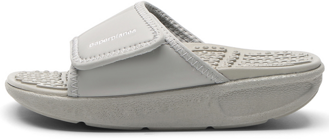 페이퍼플레인 국내제작 남녀공용 벨크로 롤링 리커버리 붓기 지압슬리퍼 PP1607