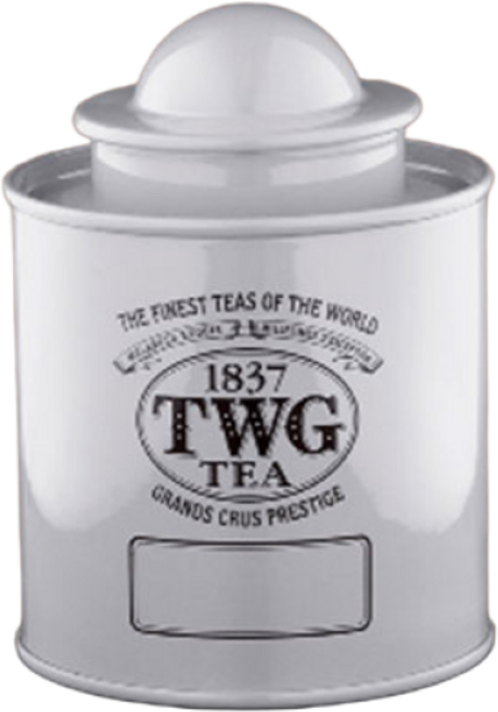 TWG 틴 케이스 Saturn Tea Tin in White (100g), 1개, 100g, 1개입