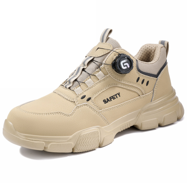 HONGHAI 남자 사계절용 안전화 4인치 경량 안전화