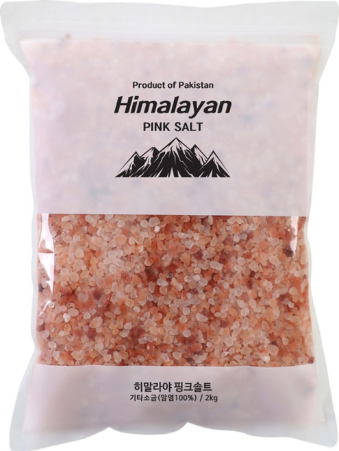 블루오션 히말라야 핑크솔트 (그라인더용 굵은소금) 핑크소금 용량선택, 1개, 2kg