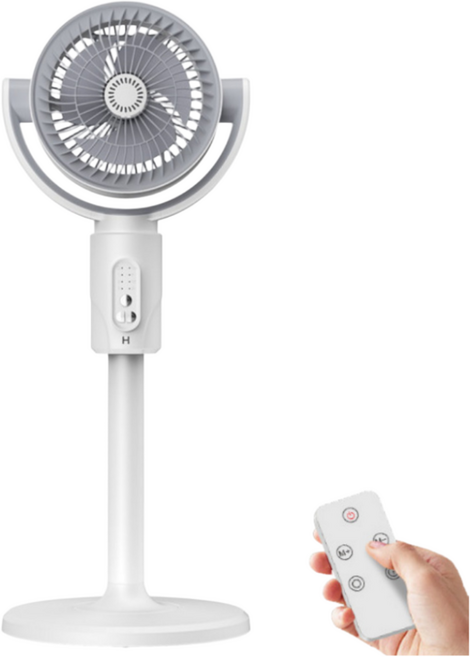 탐나지오 무선 충전 에어 서큘레이터+리모컨 6000mAh