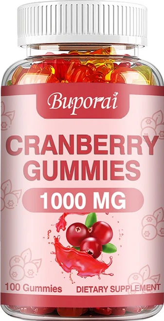 크랜베리 1000mg 방광 신장 건강 요로 감염 지원 구미, 60정, 1개 - 쿠팡