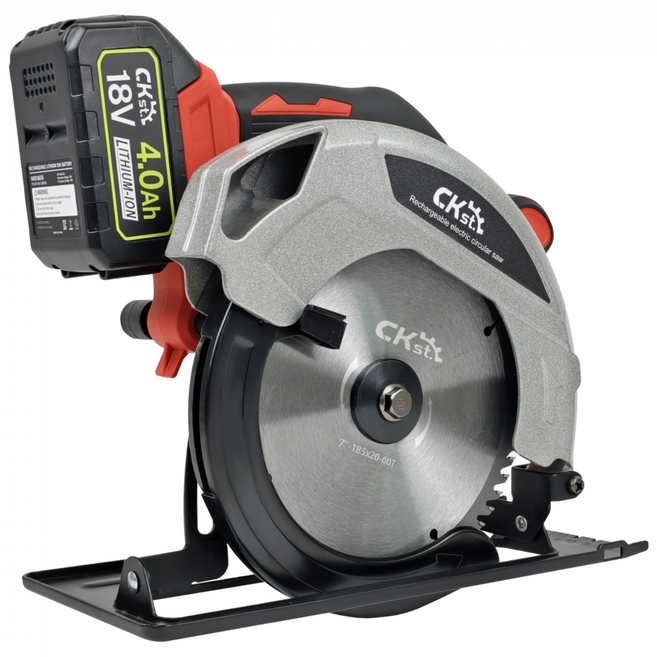 [국내출고] 무선 7인치 원형톱 마끼다호환 풀세트 KC인증 배터리포함, 1세트