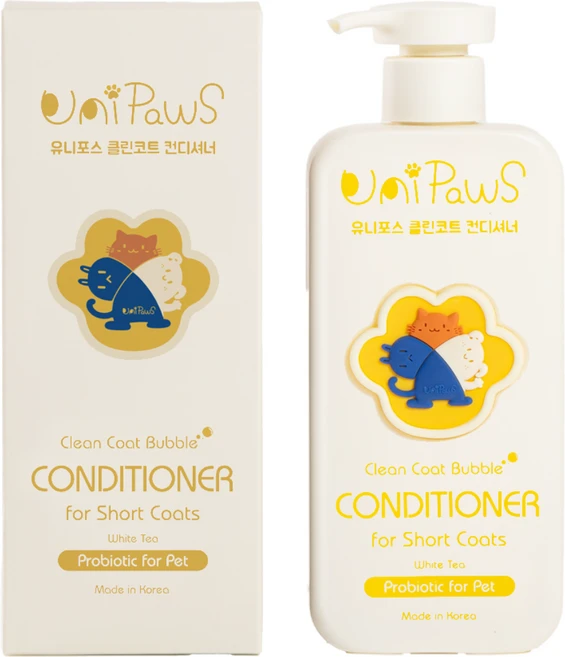 유니포스 반려동물 클린코트 단모 컨디셔너, 500ml, 1개 - 쿠팡