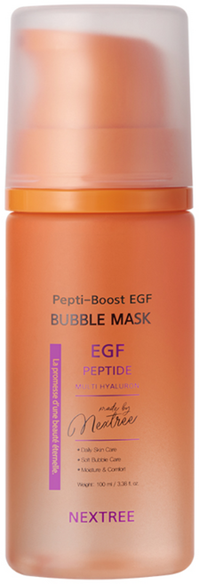 6위 - 넥스트리 펩티 부스트 EGF 버블 마스크 10초 노워시 미백 주름개선 2중기능성, 1개, 100ml
