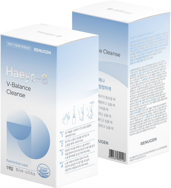 리누젠 V-Balance Cleanse. 질세정기 6개입 (의료기기) 질세정제 1회용, 120g, 6개