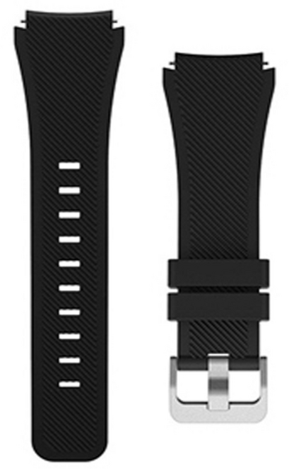 삼성 갤럭시워치 42MM 호환 패턴 우레탄 실리콘 스포츠 시계줄 스트랩 밴드 줄 SM- R810/R815 호환, 블랙
