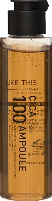 LIKE THIS 피부 자생력 강화 병풀 피부진정 케어 시카 100 원액 앰플, 1개, 100ml - 쿠팡