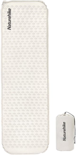 네이처하이크 UL 자충 매트 3.5 싱글 스퀘어 차박 1인 캠핑 에어 백패킹, 그레이