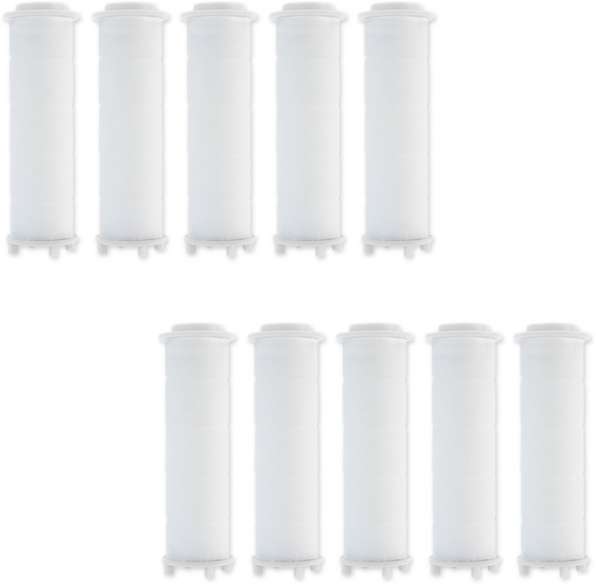 홈다움 샤워기 안심필터 8cm, 10개, 무향