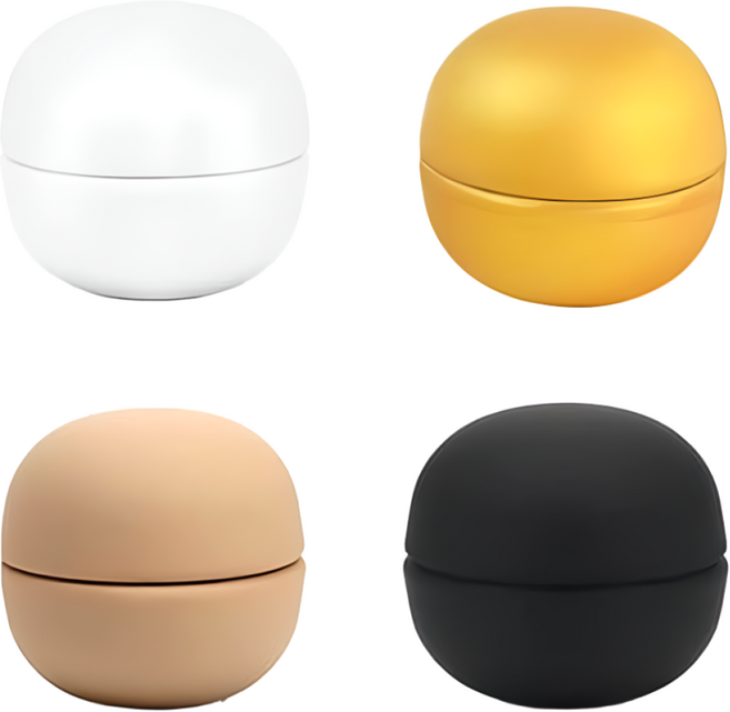 미라클비 예쁜 자석 브로치 스카프 가디건 고정 옷깃 여밈, 4개, 무광+원형