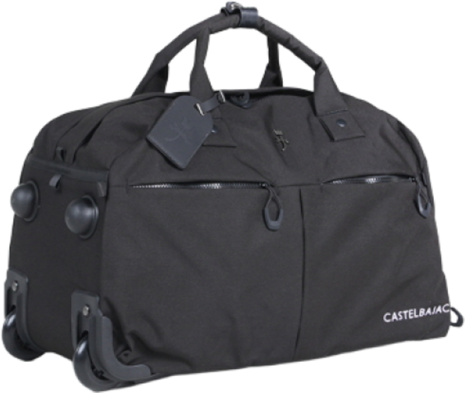 까스텔바작 트롤리 캐리어 보스턴백 BWAW-GB201, 블랙